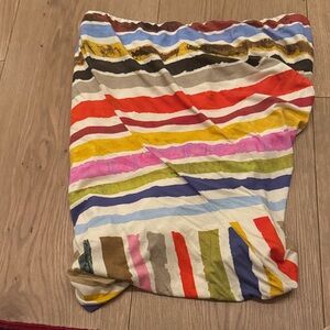 Colorful Striped strapless tube top